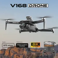 V168 PRO Дроны GPS Профессиональные 8K с HD Камерой FPV 5G Wifi Бесщеточный Мотор Складной Радиоуправляемый Квадрокоптер Для Обхода препятствий Dron