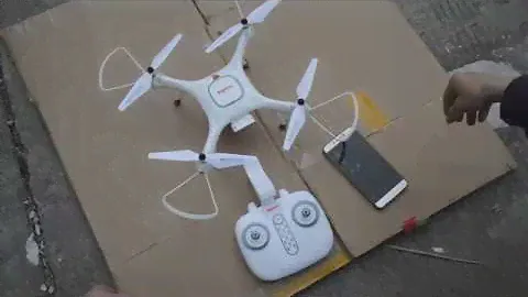 Syma X25 Pro GPS Drone First flying test --Test Gps hovering
