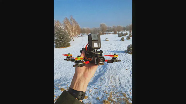 Обзор вертикального крепления для Gopro 8 на FPV дрон
