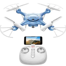 Квадрокоптер дрон с камерой Syma X5UW (Синий)