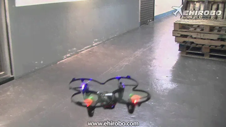 eHIROBO.com Flight - Hubsan X4 Mini Drone LED Version 6 Axis Gyro 4CH UFO with Video Camera 2.4GHz