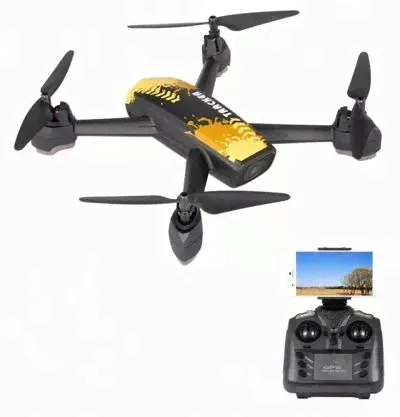 Квадрокоптер JXD Pioneer 518 {НОВЫЙ} черный-желтый |полет - 13 мин, радиус действия - 100 м, кам Гарантия ! Трейд - Ин ! Бесплатная доставка от 3000р!-0