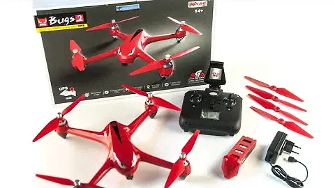 Mjx bugs 2 wifi drone gps 1080p
