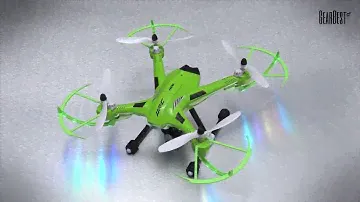 JJRC H26W Квадрокоптер радиоуправляемый GYRO DRONE зелёный с WiFi FPV камерой от магазина ДЕТКИ