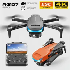 НОВЫЙ беспилотный летательный аппарат RG107 Pro ESC 4K для трехстороннего обхода препятствий, профессиональная двойная HD-камера, FPV-система, аэрофотосъемка, складной квадрокоптер