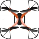 Квадрокоптер HIPER WIND FPV 480р WiFi ПДУ оранжевый/черный HQC-0038