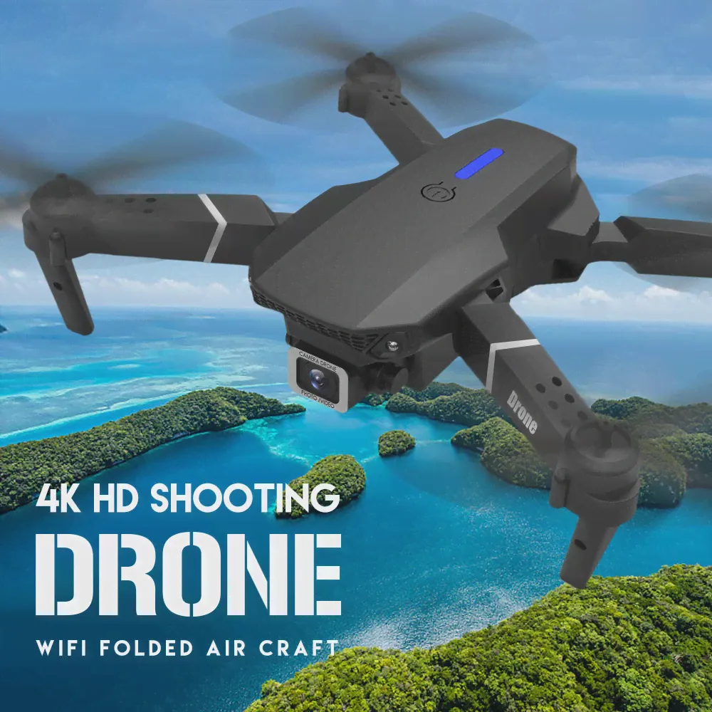 Квадрокоптер E88 Max складной, 2023 ГГц, Wi-Fi, FPV (art.: 3920c0532092f)-0
