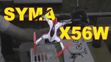 Квадрокоптер SYMA X56W с wifi камерой распаковка, обзор и тест