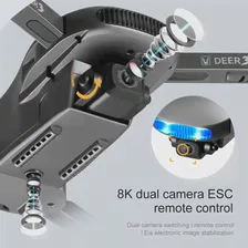 Профессиональный Квадрокоптер LU3 MAX с GPS, 8K HD, двойная камера, самостабилизация, обход препятствий, бесщеточный двигатель, складной Квадрокоптер