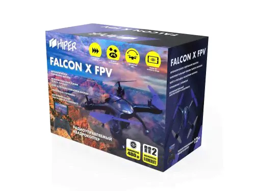Радиоуправляемый квадрокоптер «FALCON X FPV»-4