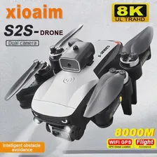 Для Xiaomi S2S Mini Drone 8K HD GPS Камера для обхода препятствий Аэрофотосъемка с бесщеточным мотором Складной Квадрокоптер Рождество